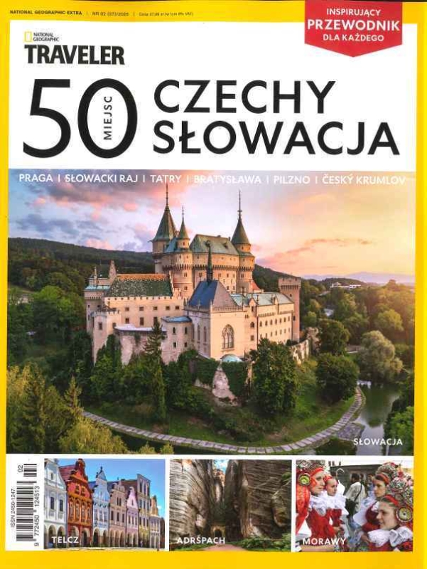 2/2025 NATIONAL GEOGRAPHIC TRAVELER 50 MIEJSC CZECHY SŁOWACJA