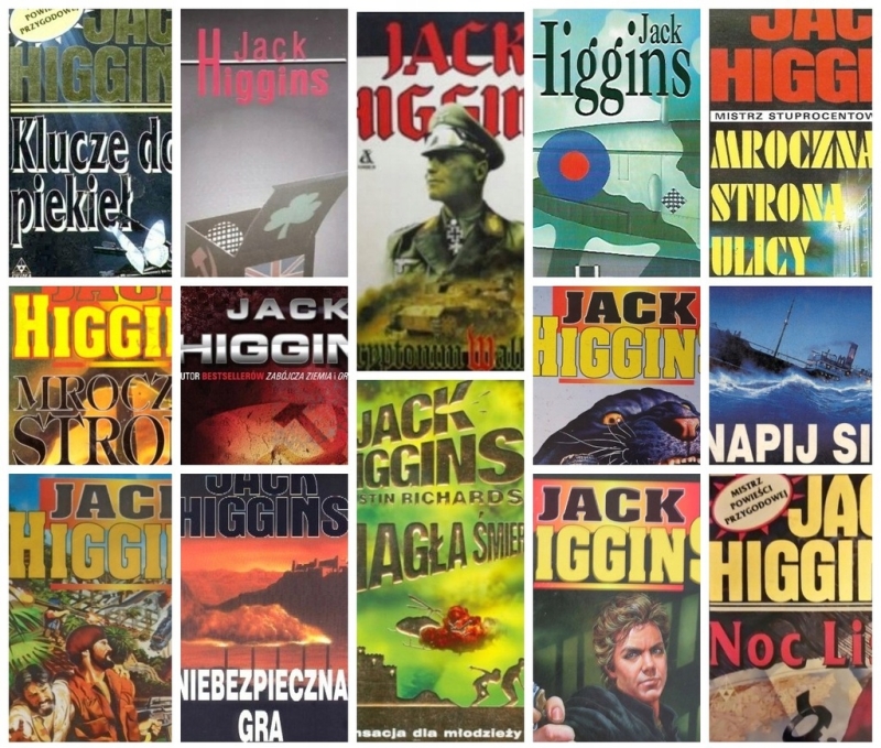 ZESTAW JACK HIGGINS X14 KLUCZE DO PIEKIEŁ MROCZNA STRONA ULICY NOC LISA