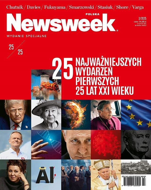 3/2025 POLSKA NEWSWEEK WYD SPECJALNE TRUMP KRÓLOWA ELŻBIETA GAJOS TUSK