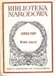 WYBÓR POEZJI LEOPOLD STAFF BIBLIOTEKA NARODOWA