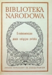 ŚREDNIOWIECZNA PIEŚŃ RELIGIJNA POLSKA MIROSŁAW KOROLKO BIBLIOTEKA NARODOWA