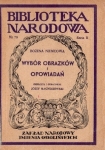 WYBÓR OBRAZKÓW I OPOWIADAŃ B NIEMCOWA BIBLIOTEKA NARODOWA