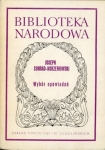 WYBÓR OPOWIADAŃ JOSEPH CONRAD KORZENIOWSKI BIBLIOTEKA NARODOWA