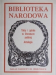 TATRY I GÓRALE W LITERATURZE POLSKIEJ ANTOLOGIA BIBLIOTEKA NARODOWA