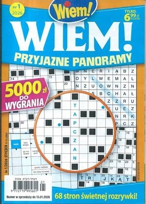 1/2026 PRZYJAZNE PANORAMY WIEM! KRZYŻÓWKI