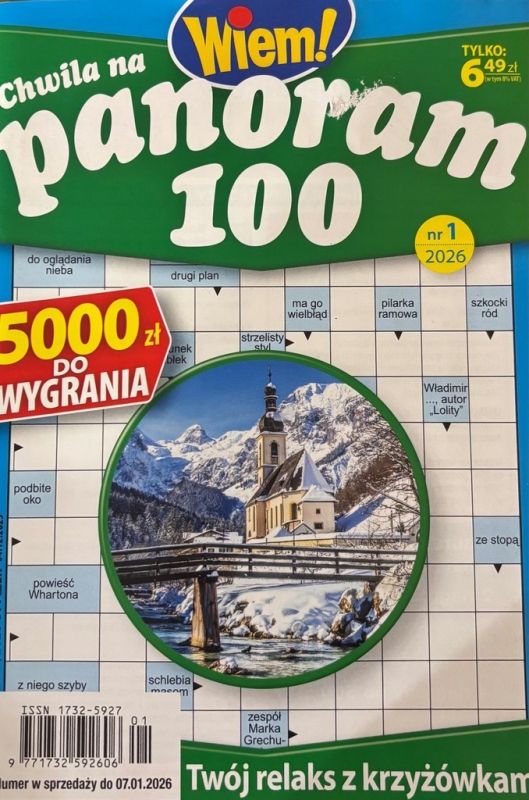 1/2026 CHWILA NA PANORAM 100 WIEM! KRZYŻÓWKI
