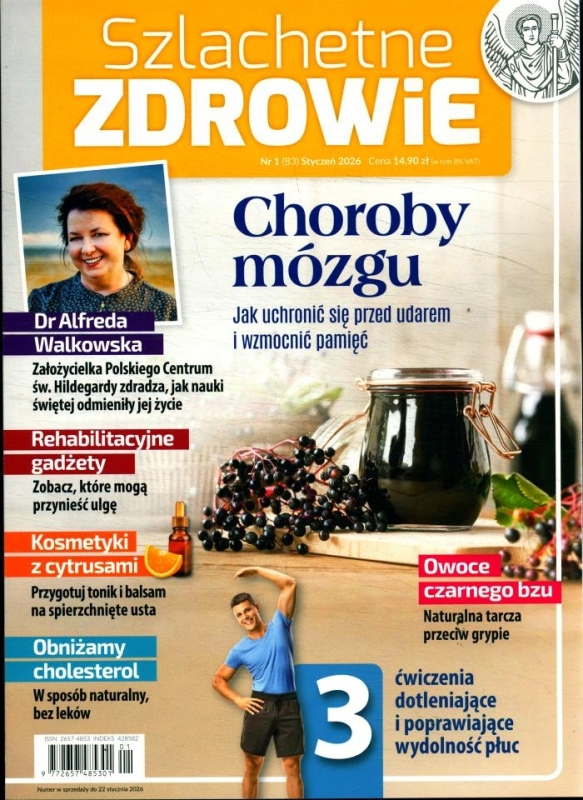 1/2026 SZLACHETNE ZDROWIE ALFREDA WALKOWSKA CZARNY BEZ CZOSNEK Z POLSKI