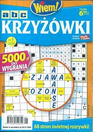 1/2026 ABC KRZYŻÓWKI WIEM! KRZYŻÓWKI