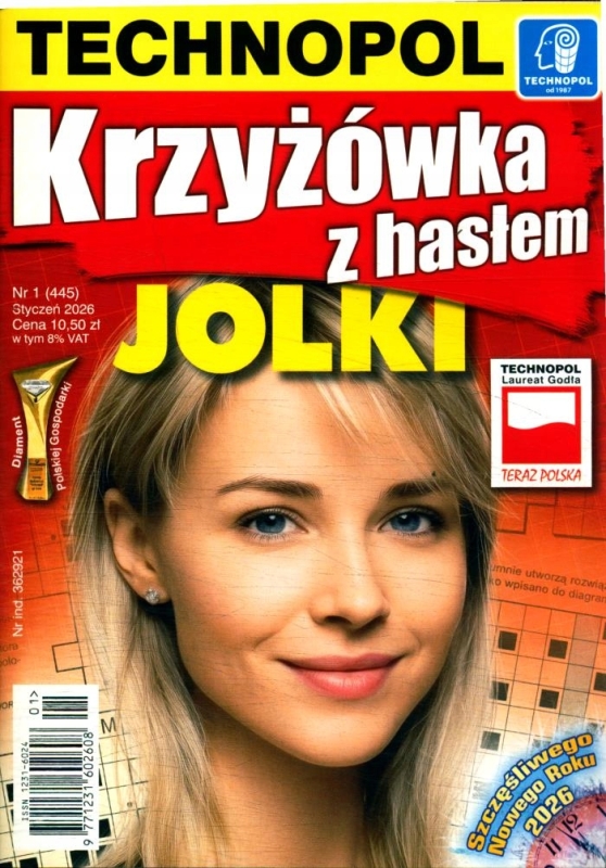 1/2026 KRZYŻÓWKA Z HASŁEM JOLKI KRZYŻÓWKI