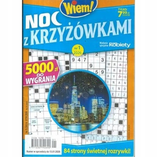 1/2026 NOC Z KRZYŻÓWKAMI WIEM! KRZYŻÓWKI