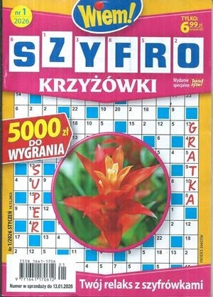1/2026 SZYFRO KRZYŻÓWKI WIEM! KRZYŻÓWKI