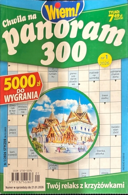 1/2026 CHWILA NA PANORAM 300 WIEM! KRZYŻÓWKI
