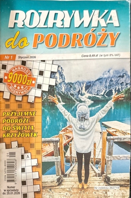 1/2026 ROZRYWKA DO PODRÓŻY KRZYŻÓWKI