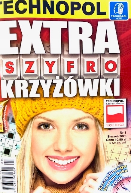 1/2026 EXTRA SZYFRO KRZYŻÓWKI SZYFRÓWKI