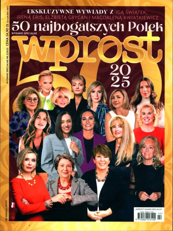 2/2025 WPROST WS 50 NAJBOGATSZYCH POLEK