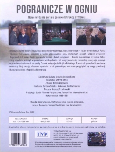 POGRANICZE W OGNIU 8 DVD PAZURA KONIC LUBASZENKO STOCKINGER SAŁACKA