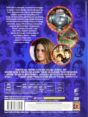 ZATHURA KOSMICZNA PRZYGODA DVD