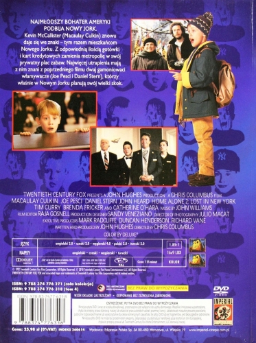 KEVIN SAM W NOWYM JORKU KINO FAMILIJNE DVD