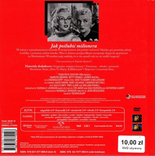 JAK POŚLUBIĆ MILIONERA DVD