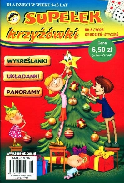 6/2025 SUPEŁEK KRZYŻÓWKI WYKREŚLANKI UKŁADANKI PANORAMY