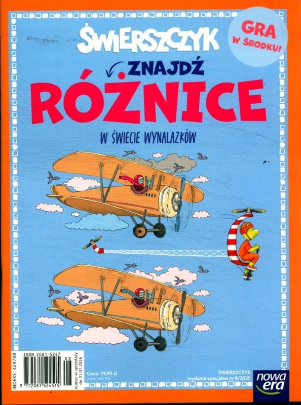 8/2025 ŚWIERSZCZYK ZNAJDŹ RÓŻNICE W ŚWIECIE WYNAŁAZKU