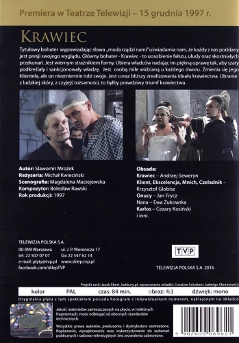 KRAWIEC DVD MROŻEK SEWERYN GLOBISZ FRYCZ ŻUKOWSKA KOSIŃSKI