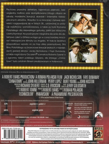 CHINATOWN ZŁOTA KOLEKCJA HOLLYWOOD DVD TOM 16 POLAŃSKI NICHOLSON DUNAWAY
