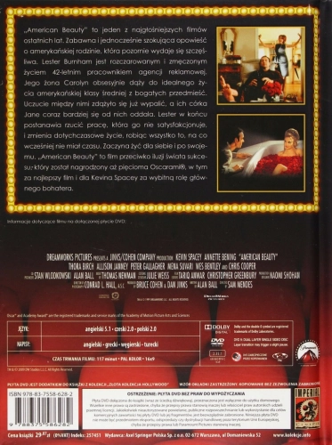 AMERICAN BEAUTY ZŁOTA KOLEKCJA HOLLYWOOD DVD TOM 3 RONALD REAGAN MENDES