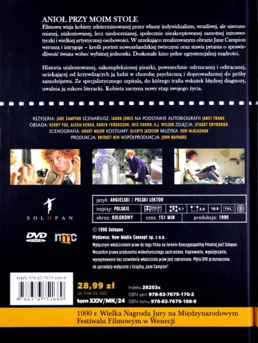 MISTRZOWIE KINA ANIOŁ PRZY MOIM STOLE DVD JANE CAMPION TOM 20