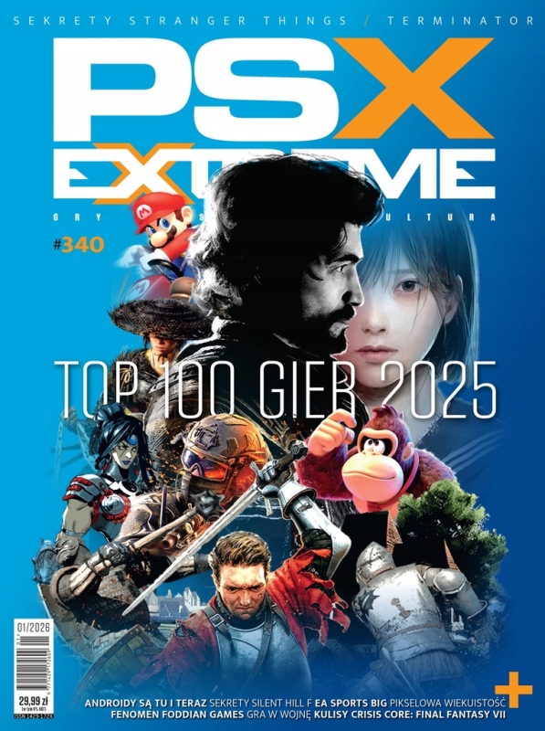 1/2026 PSX EXTREME TOP 100 GIER 2025 CRISIS CORE+ KALENDARZ GRACZA