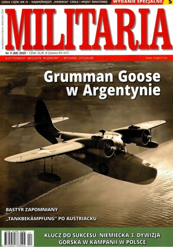5/2025 MILITARIA WYD. SPECJALNE GRUMMAN GOOSE W ARGENTYNIE