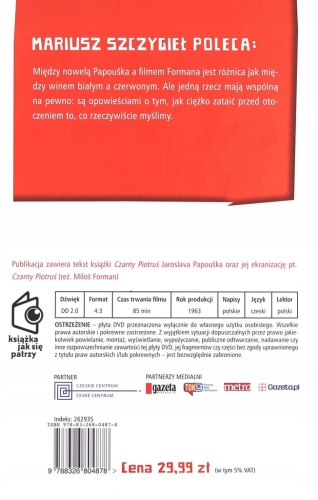 CZARNY PIOTRUŚ JAROSLAV PAPOUSEK LITERATURA CZESKA
