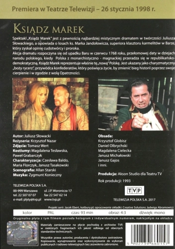 ZŁOTA SETKA TEATRU TELEWIZJI KSIĄDZ MAREK DVD