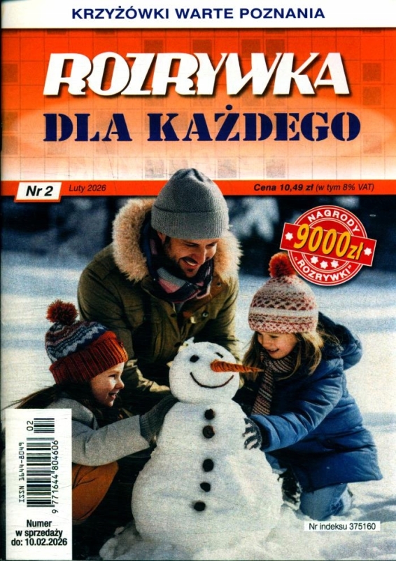 2/2026 ROZRYWKA DLA KAŻDEGO KRZYŻÓWKI