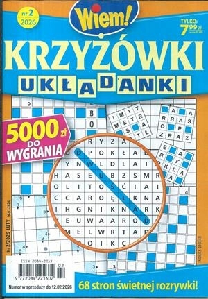 2/2026 KRZYŻÓWKI UKŁADANKI WIEM! KRZYŻÓWKI