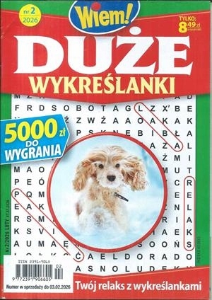 2/2026 DUŻE WYKREŚLANKI WIEM! WYKREŚLANKI