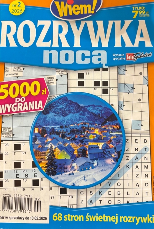 2/2026 ROZRYWKA NOCĄ WIEM! KRZYŻÓWKI