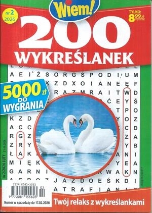 2/2026 200 WYKREŚLANEK WIEM! WYKREŚLANKI