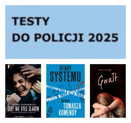 TESTY DO POLICJI GRZEGORZ PRZEMYK KOMENDANT-ULICE GWAŁT-ZESTAW MOTYWACYJNY