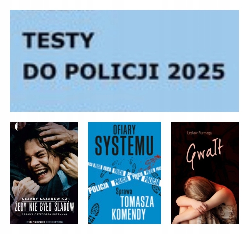 TESTY DO POLICJI GRZEGORZ PRZEMYK KOMENDANT-ULICE GWAŁT-ZESTAW MOTYWACYJNY