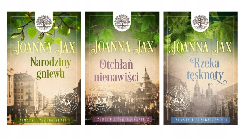 PAKIET ZEMSTA I PRZEBACZENIE TOM 1-3 JOANNA JAX