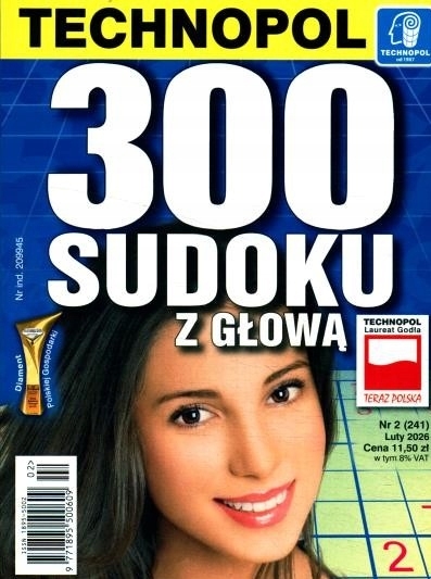 2/2026 300 SUDOKU Z GŁOWĄ
