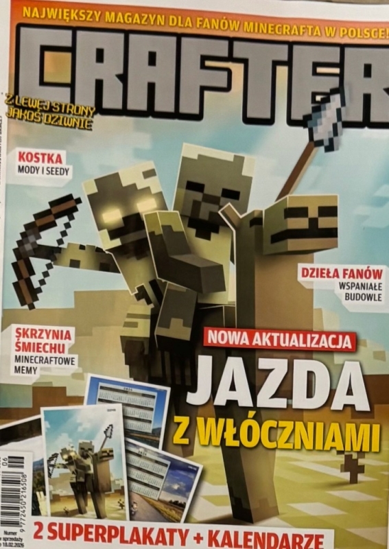 6/2026 CRAFTER MINECRAFT SUPERPLAKATY + KALENDARZE