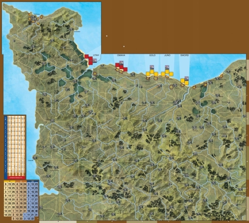 GRA PLANSZOWA NORMANDIA 1944