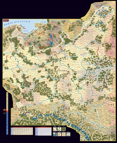 GRA PLANSZOWA POLSKA POLAND 1939 II WOJNA SWIATOWA