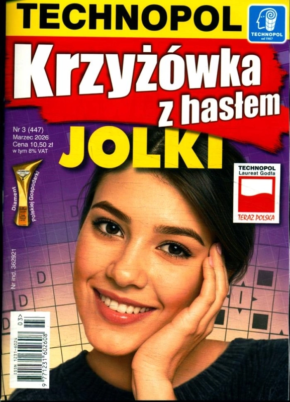 3/2026 KRZYŻÓWKA Z HASŁEM JOLKI KRZYŻÓWKI