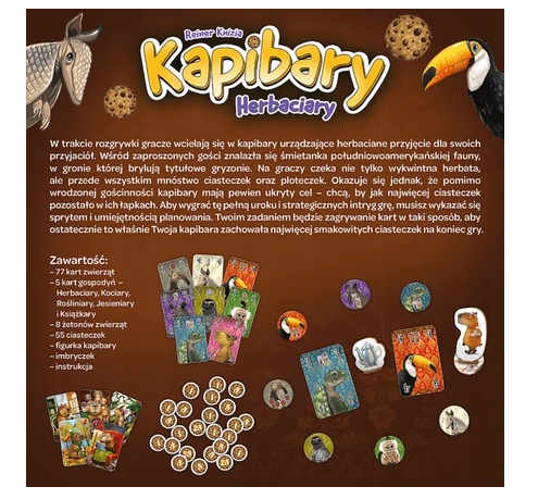 GRA RODZINNA KAPIBARY HERBACIARY