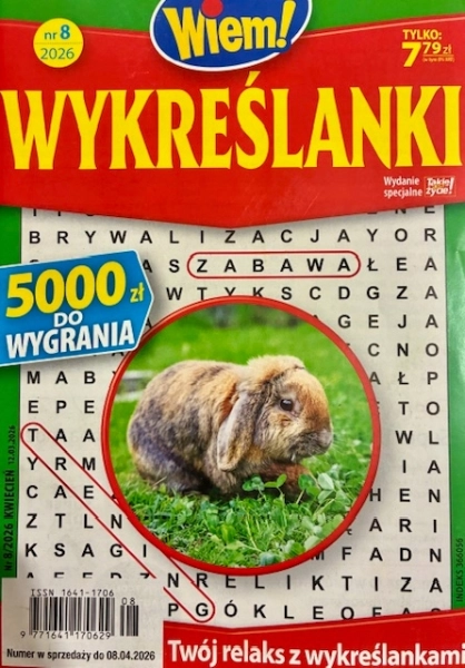 8/2026 WYKREŚLANKI KRZYZOWKI