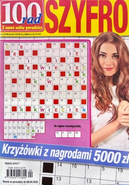 4/2026 100 RAD SZYFRO DUŻE KRZYŻÓWKI