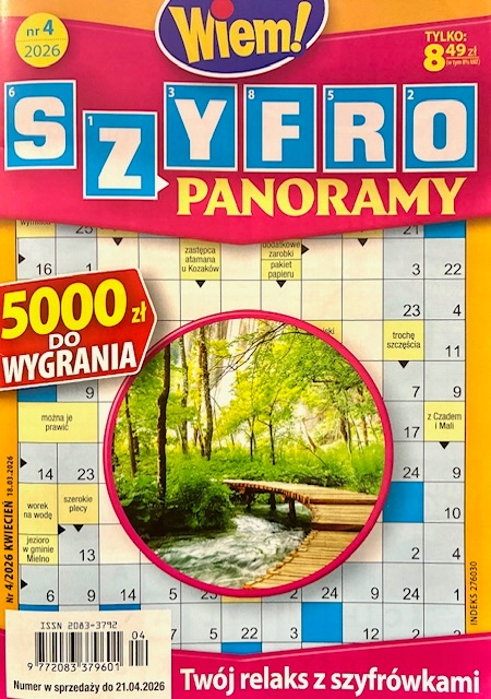 4/2026 SZYFRO PANORAMY KRZYŻÓWKI